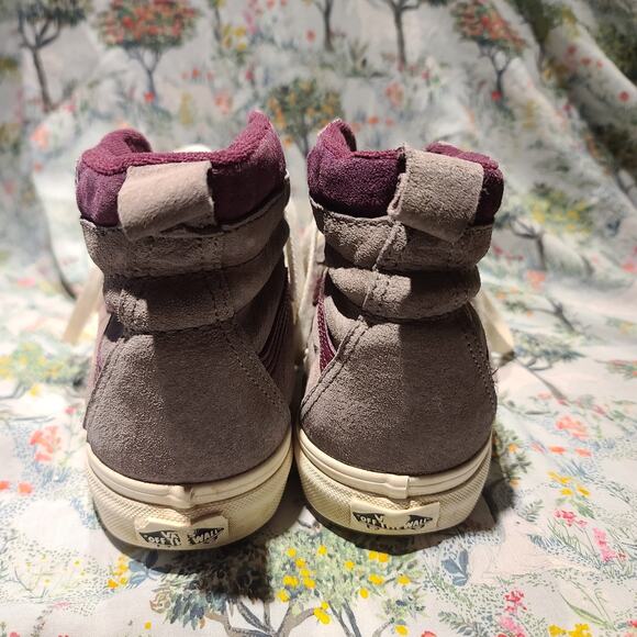 VANS Sneakers Sk8-Hi Mte "Off the Wall" Frost Gray/Prune - US Men 6.5 Women 8 - Picture 5 of 7
